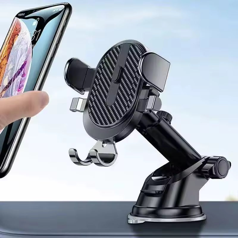 Soporte Celular Móvil 360° para Coche – Ajustable y Estable