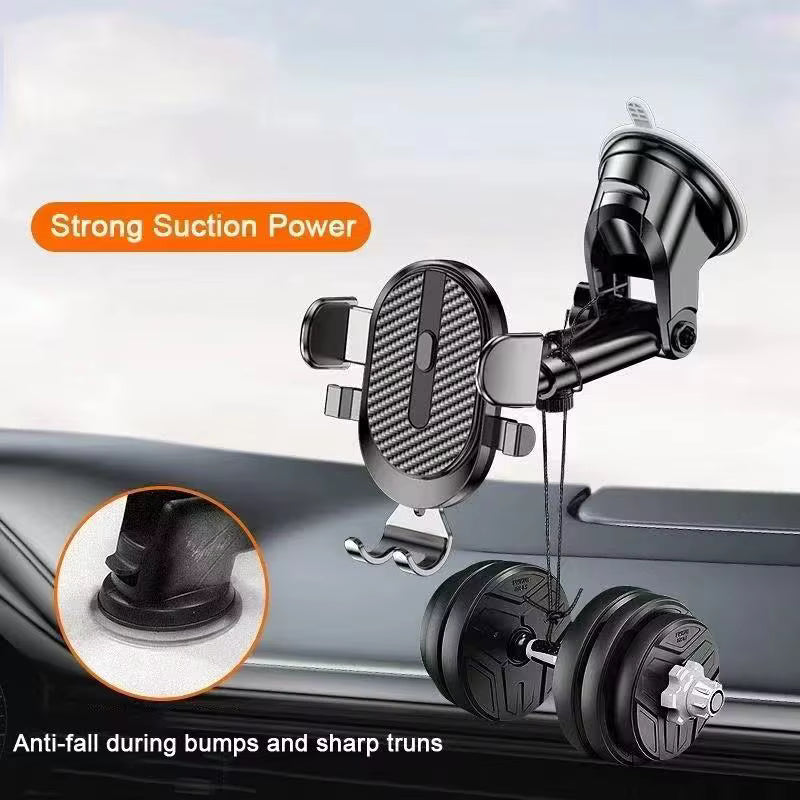 Soporte Celular Móvil 360° para Coche – Ajustable y Estable